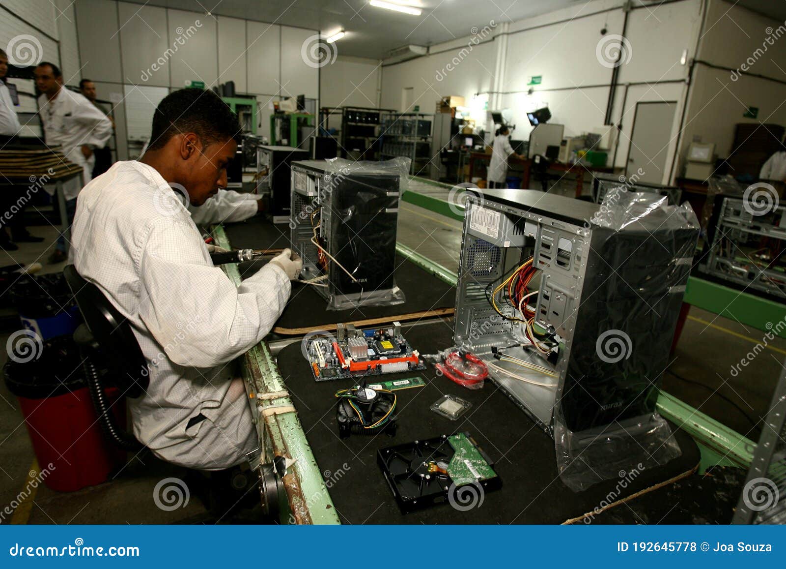 computer assembly line