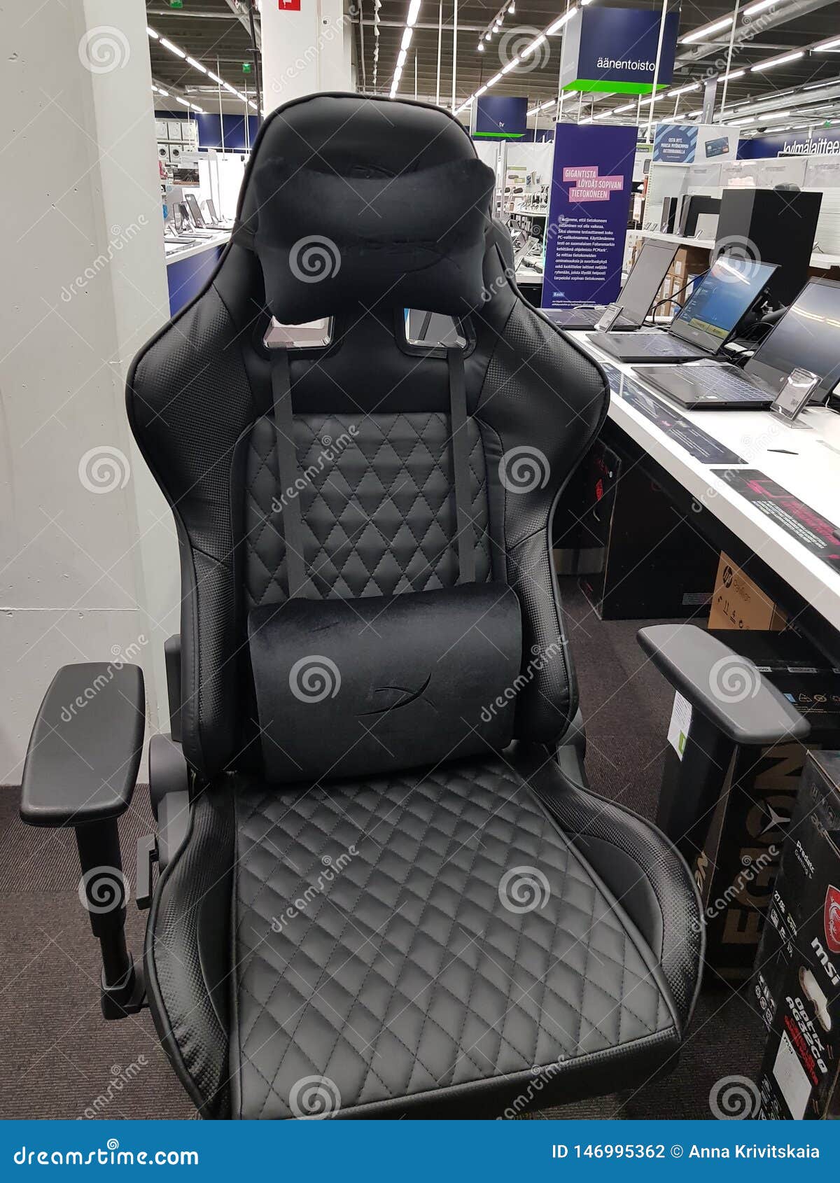 Computer Chair on Sale in the Store Editorial Photography Image of