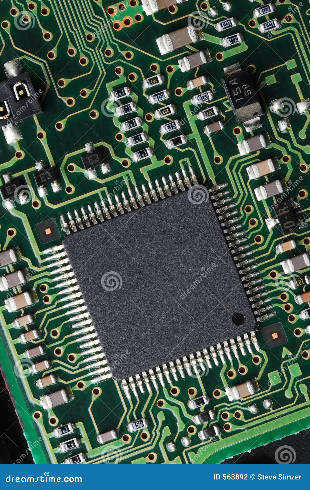 Computer circuit board stock photo. Image of diod, chips 563892