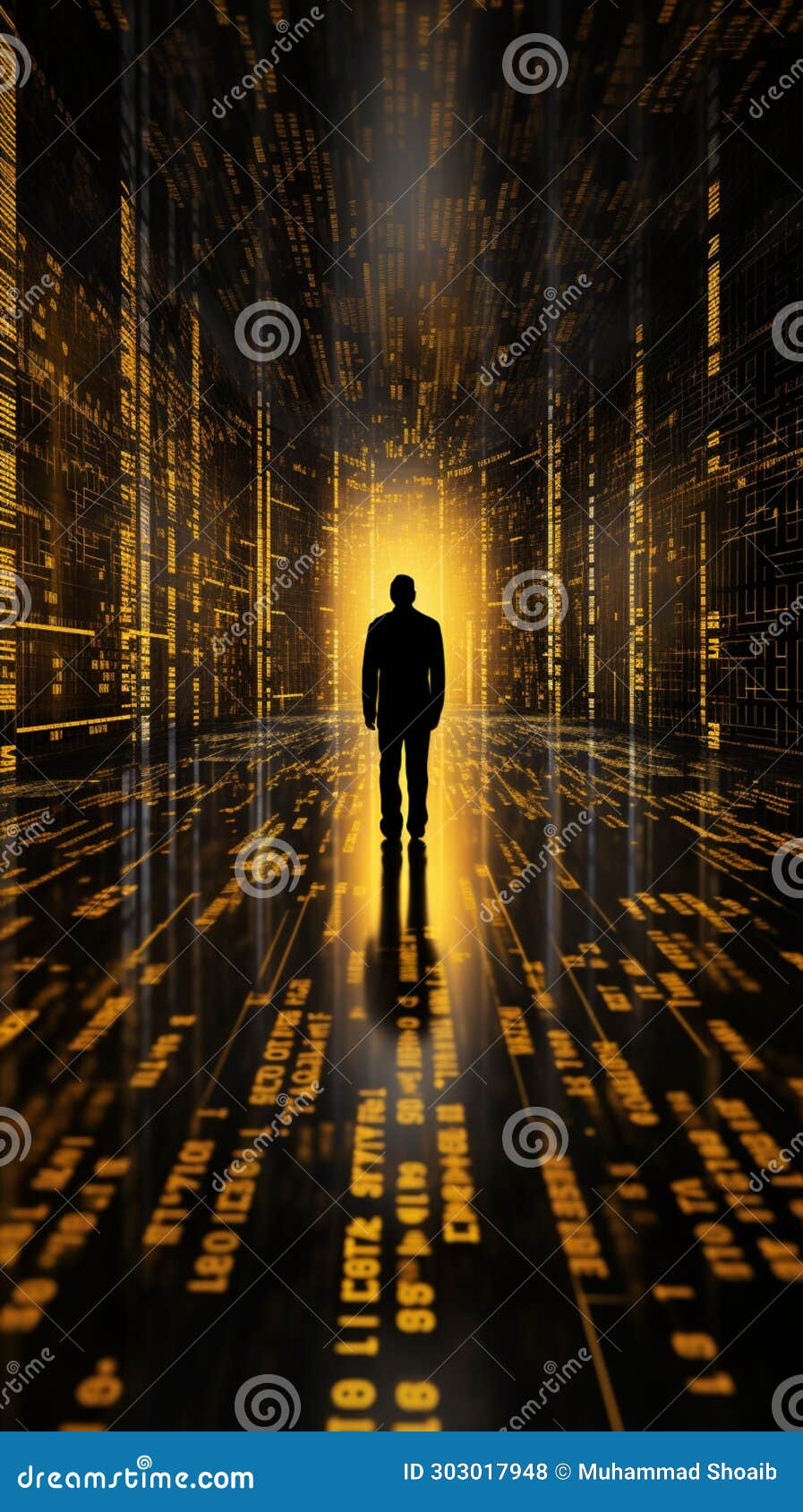 computer code canvas black and yellow binary background with graphical s