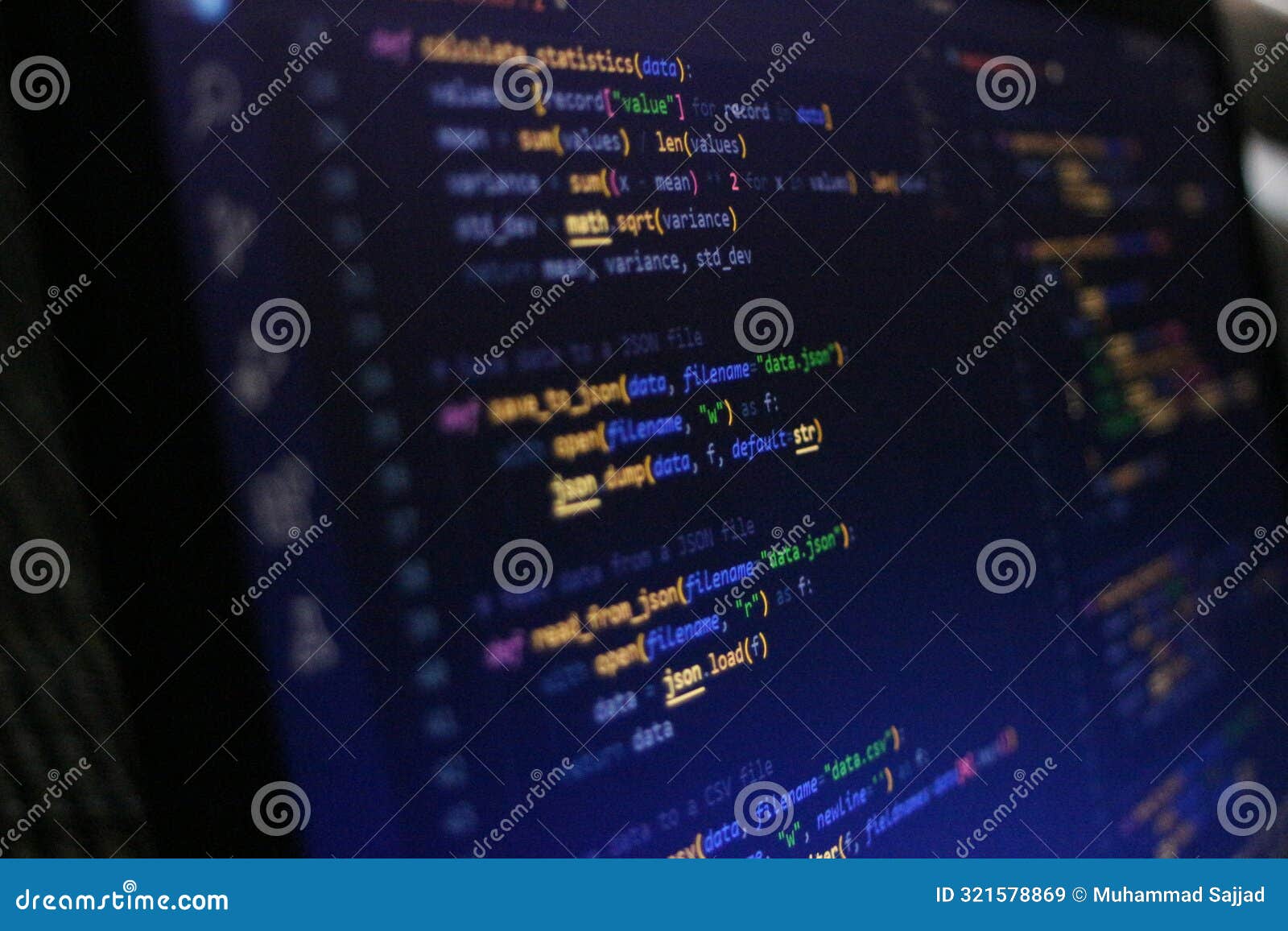 Computer Code Programming Language Coding Close High Resolution Photo ...