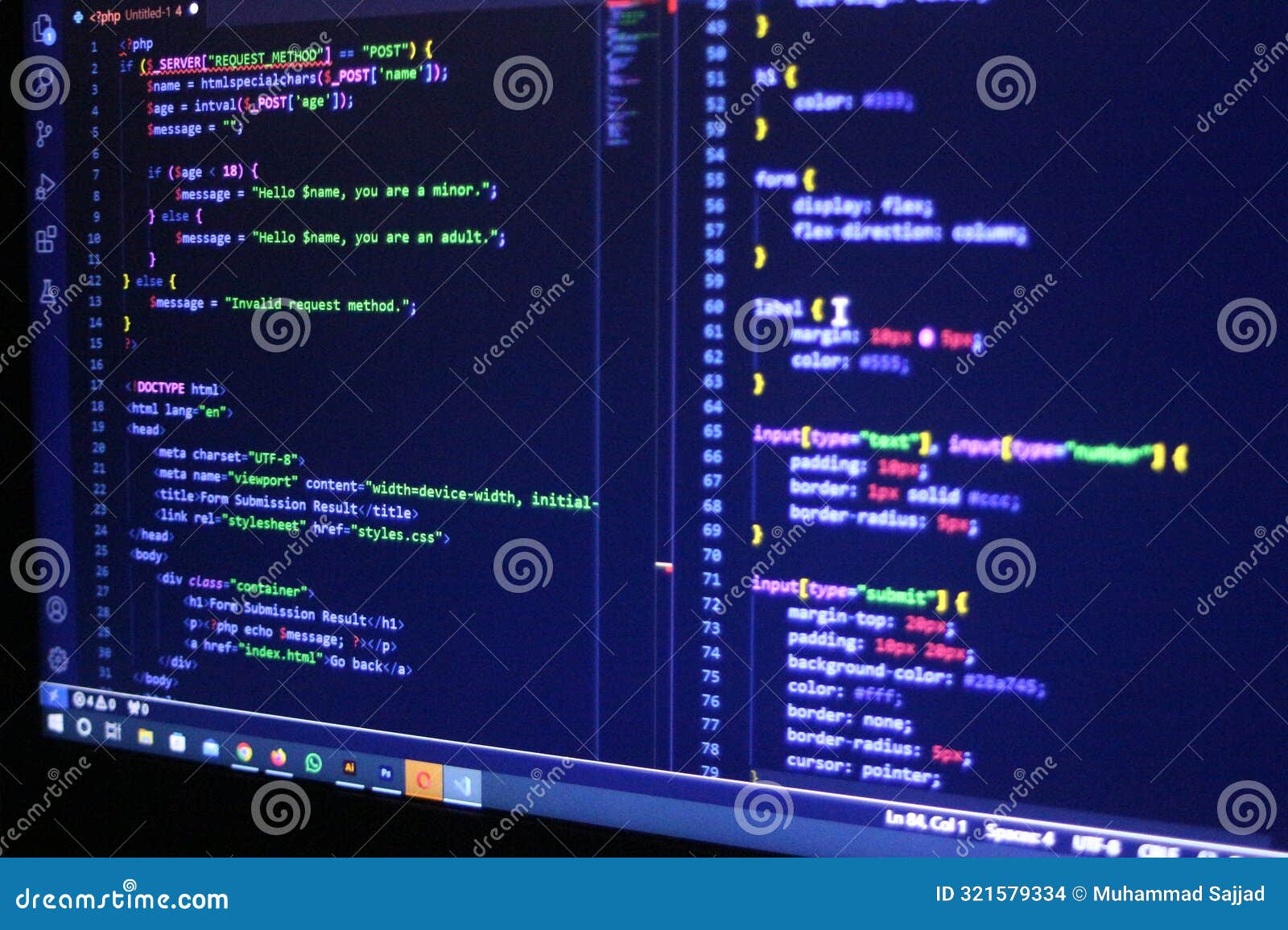 Computer Code Programming Language Coding Close High Resolution Photo ...