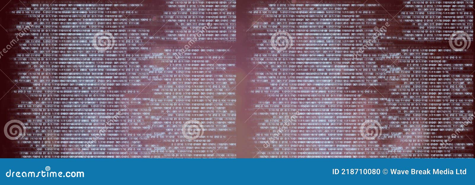 Computer Codes Processing Over Black Flares Background, Technology and ...