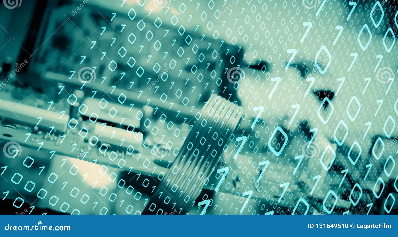 Computer Deep Learning, New Ai Algorithm Stock Illustration