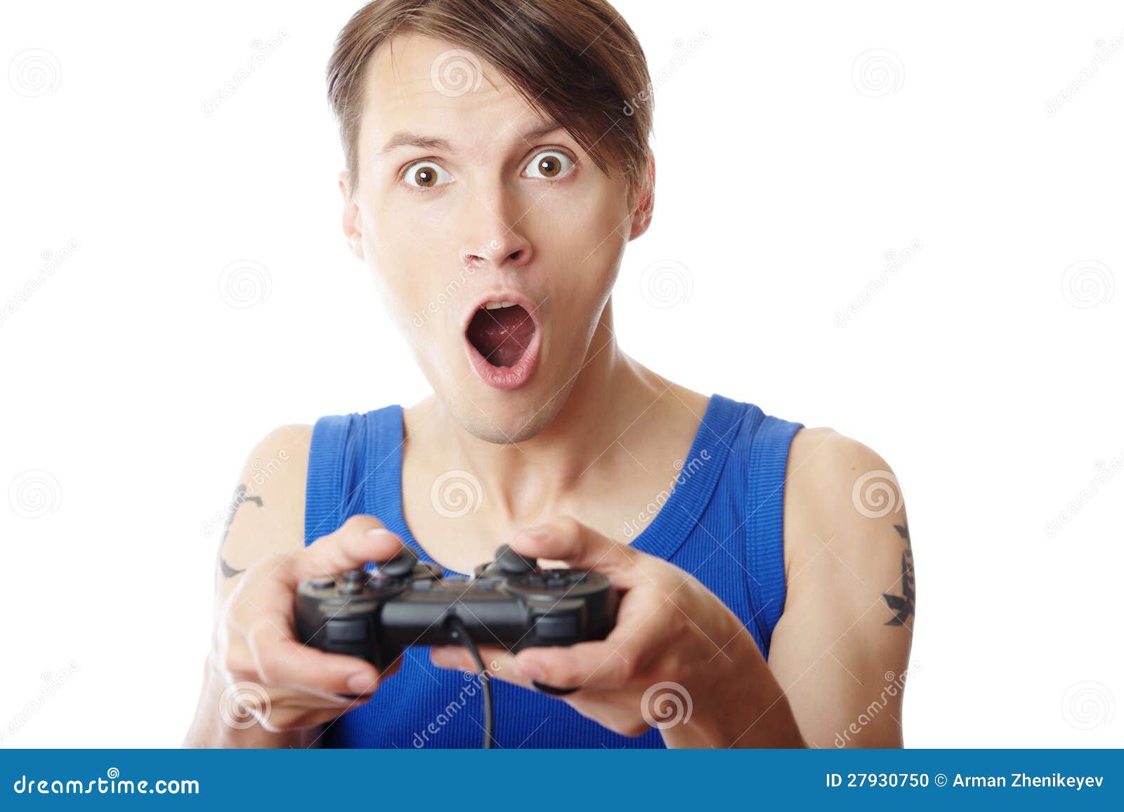 Computer Gamer Stock Photo Image 27930750