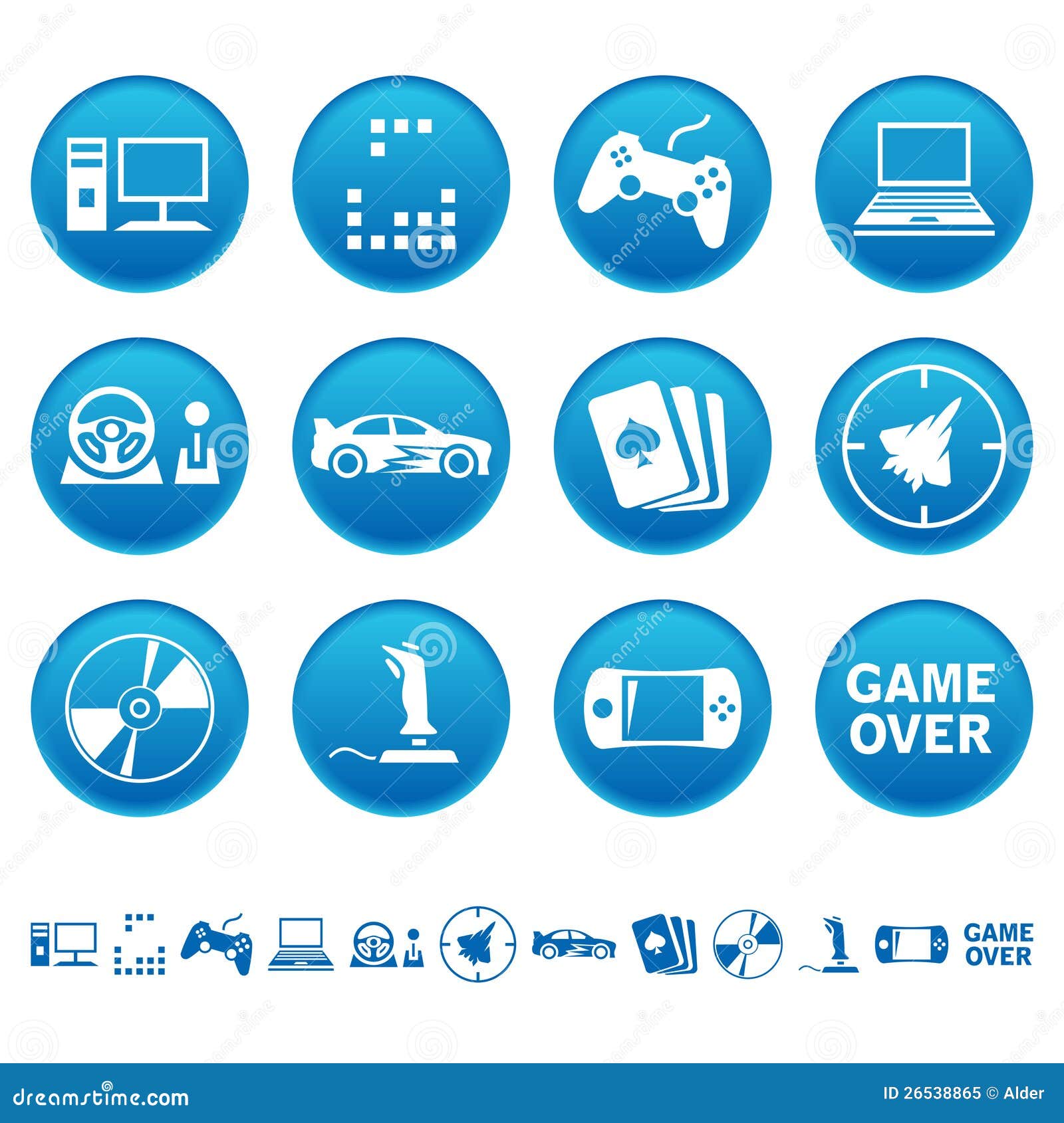 Computer game - Free electronics icons