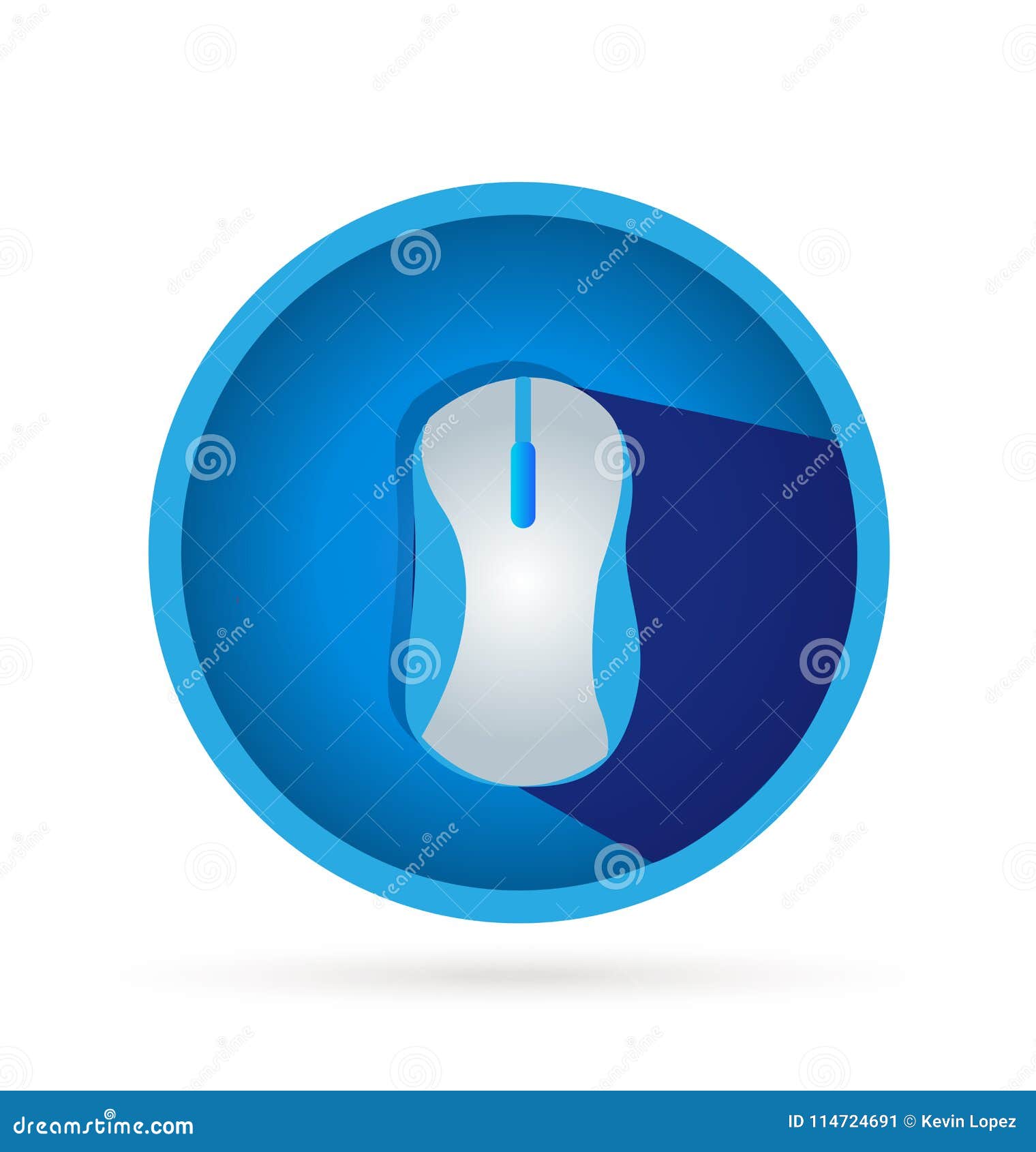Computer Gaming Mouse Icon Logo Vector Stock Vector - Illustration of