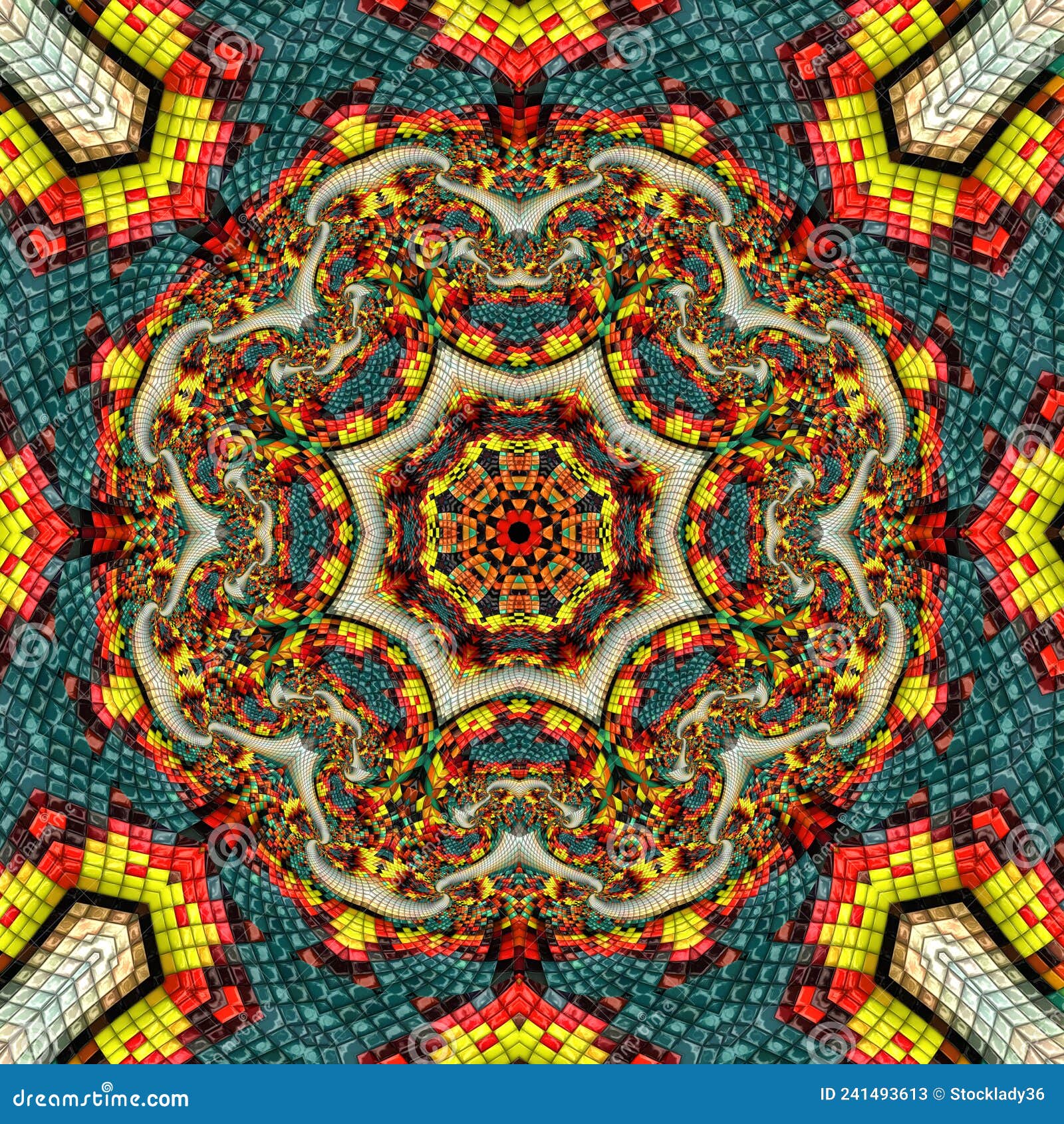 Computer Generated Abstract Colorful Glitch Artwork Stock Illustration Illustration of fractal