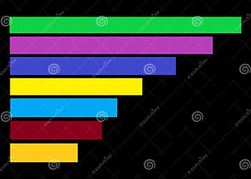 A Graphical Representation of Blank Horizontal Bars of a Graph Chart ...