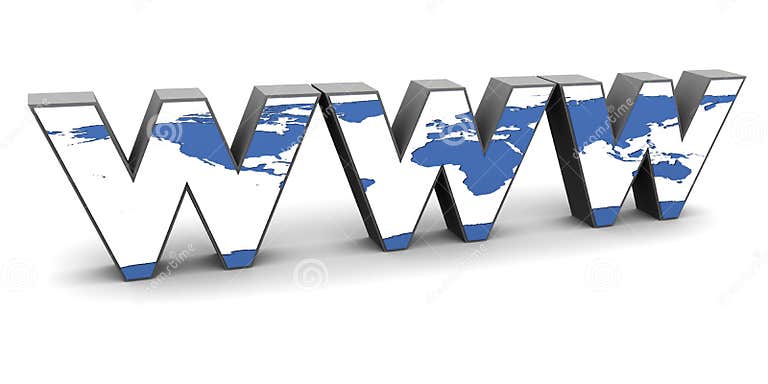 Computer Generated World Wide Web Abbreviation Stock Illustration computer-generated-world-wide-web-abbreviation-stock-illustration