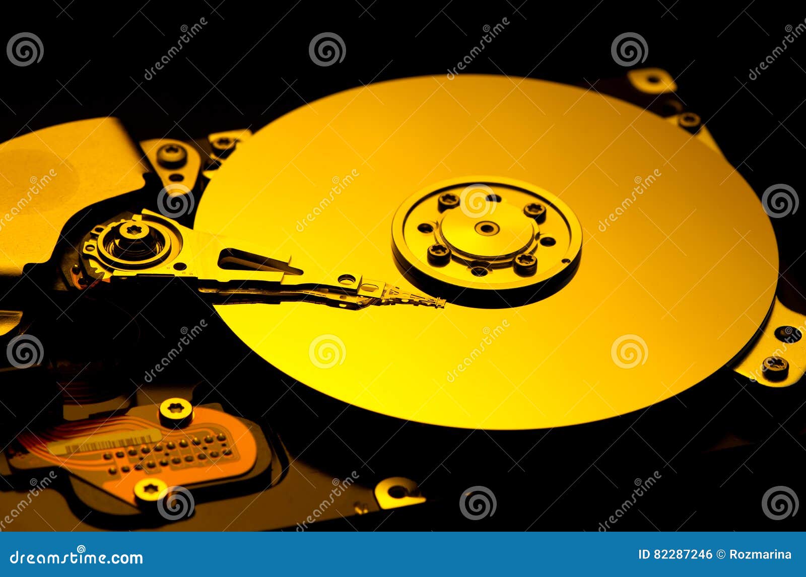 Computer hard drive stock photo. Image of metal, peripheral 82287246