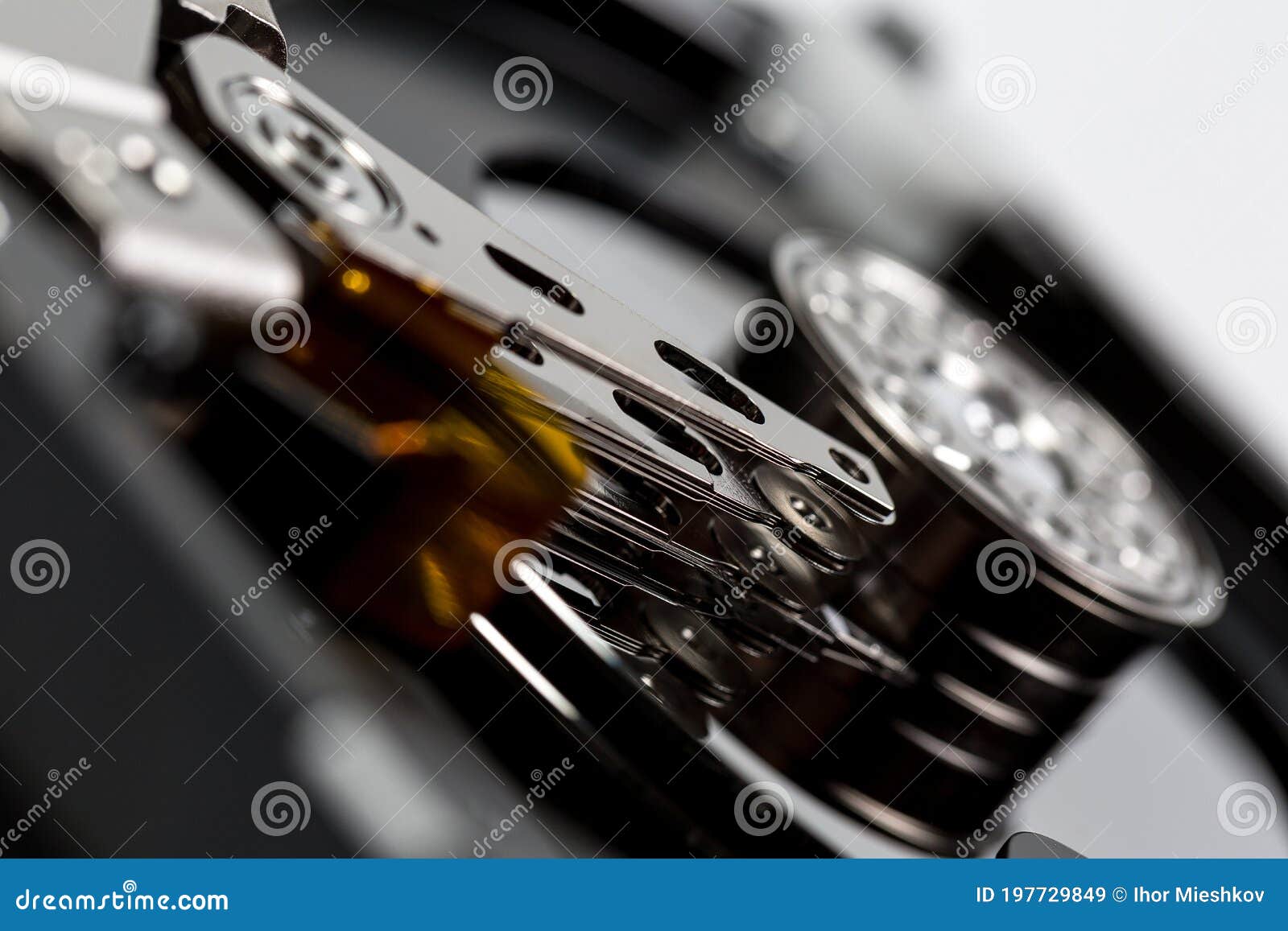 Computer Hard Drive for Storing Large Amounts of Information Stock