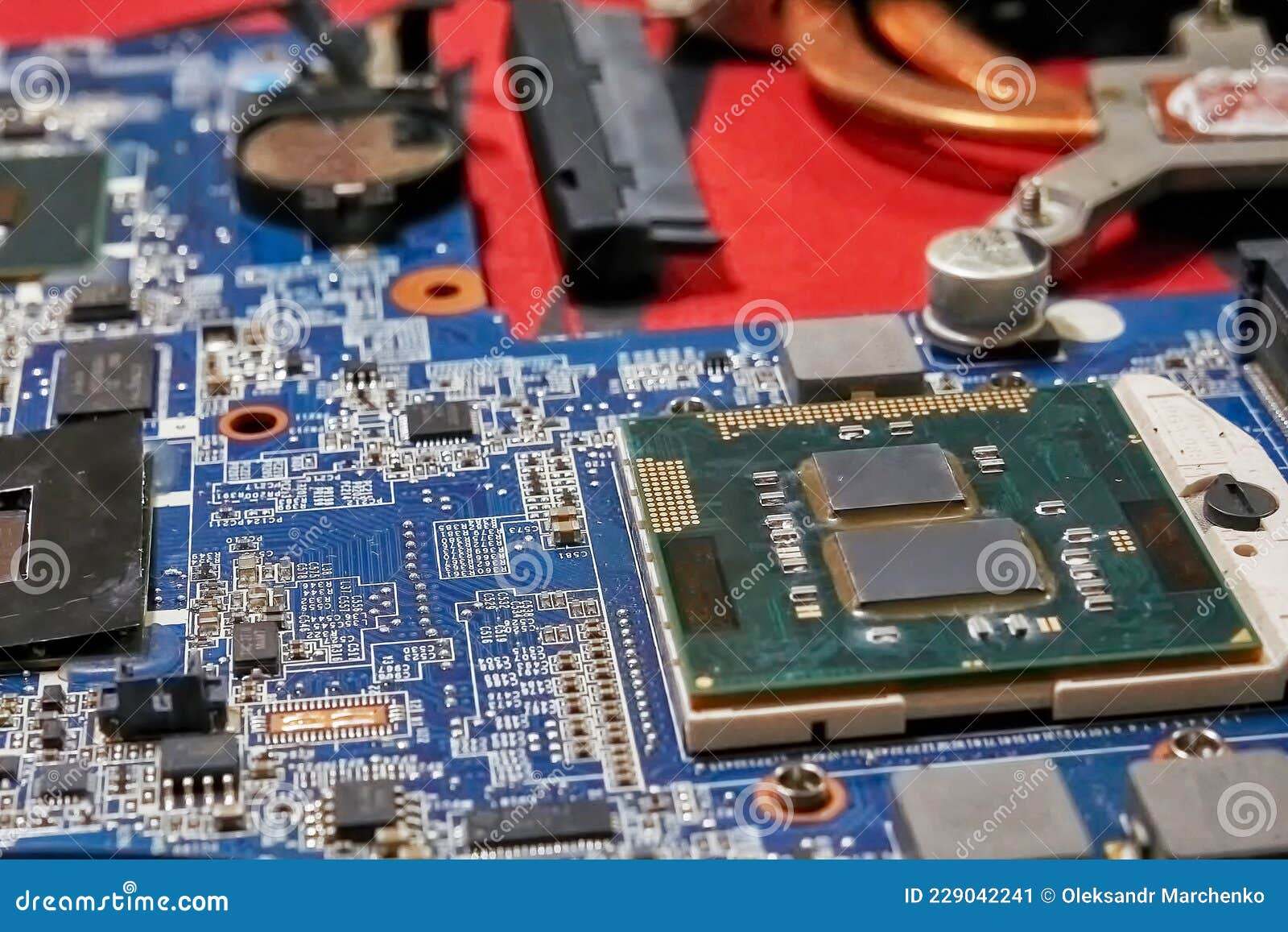 Computer Hardware Motherboard Semiconductor, Microchips, Hardware