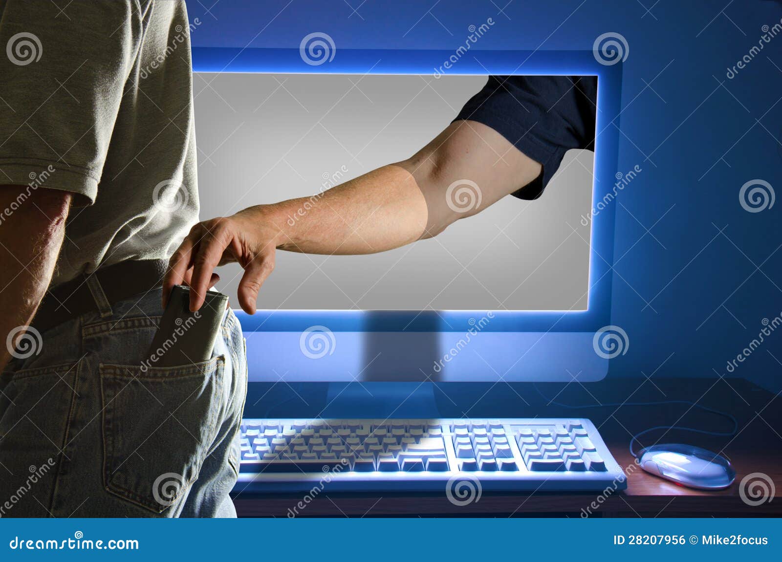 Computer Identity Theft Stock Photo Image Of Website 28207956
