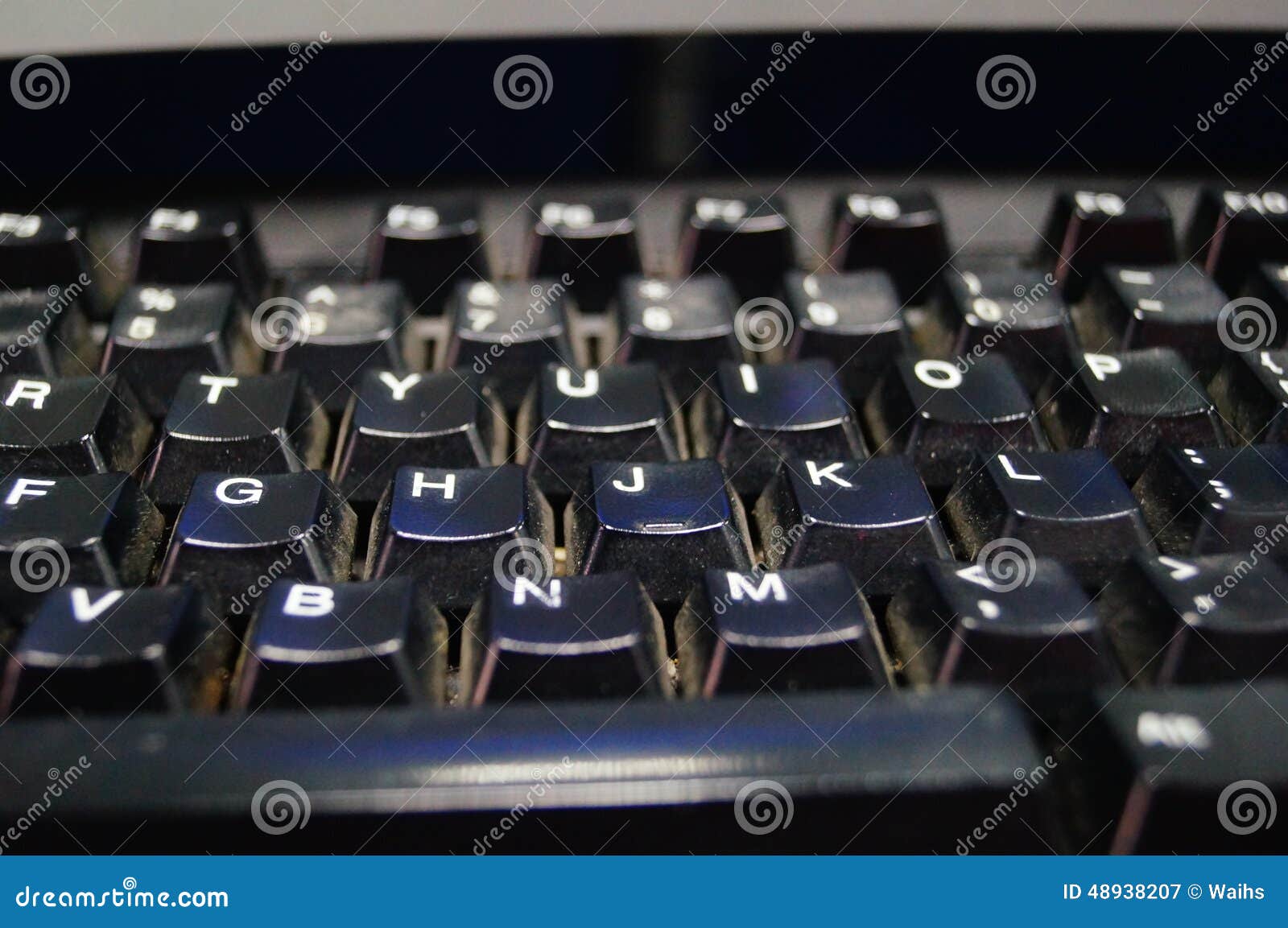 Computer keyboard stock image. Image of cafes, objects 48938207