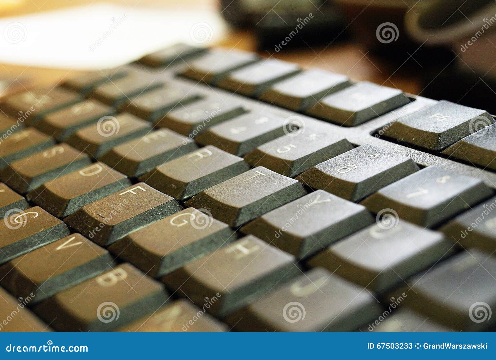 Computer keyboard stock image. Image of letters, writing 67503233