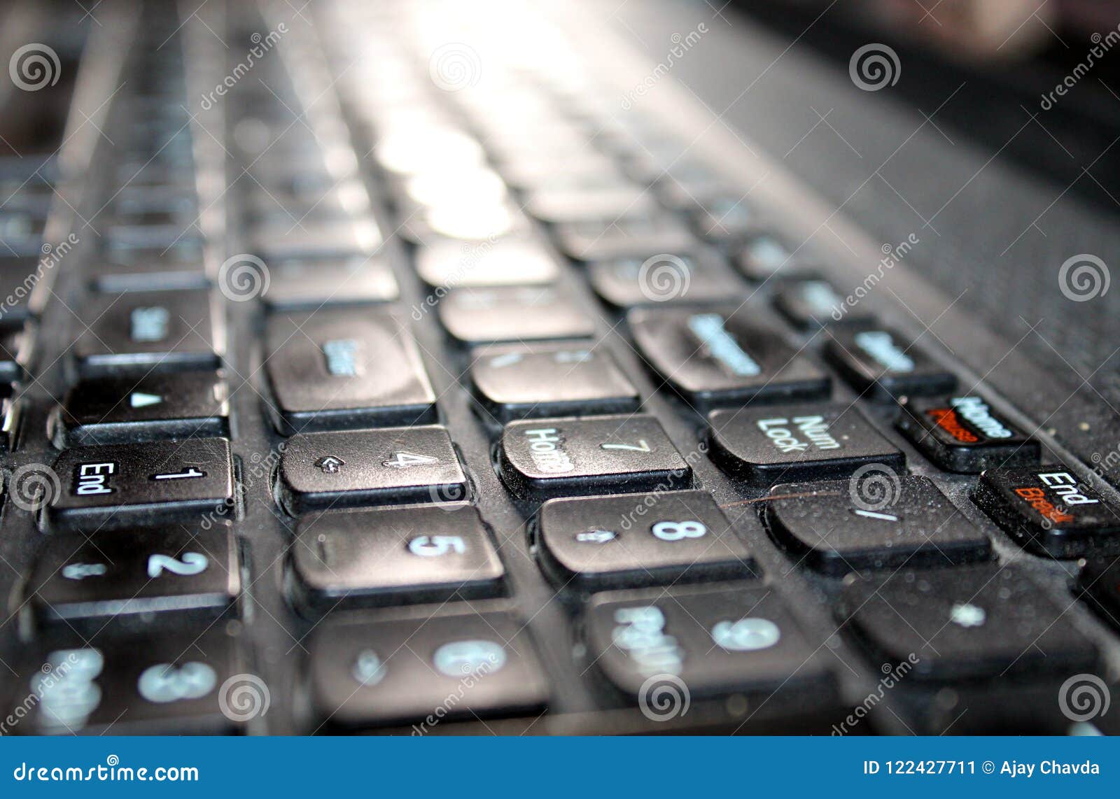 Computer Keyboard Numbers Electronic Stock Image Image of keypad, keyboard 122427711
