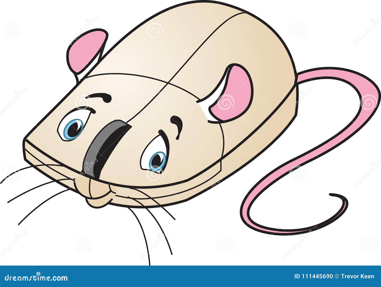 Computer Maus Gezeichnet Als Maus Vektor Abbildung Illustration Von Gezeichnet Maus
