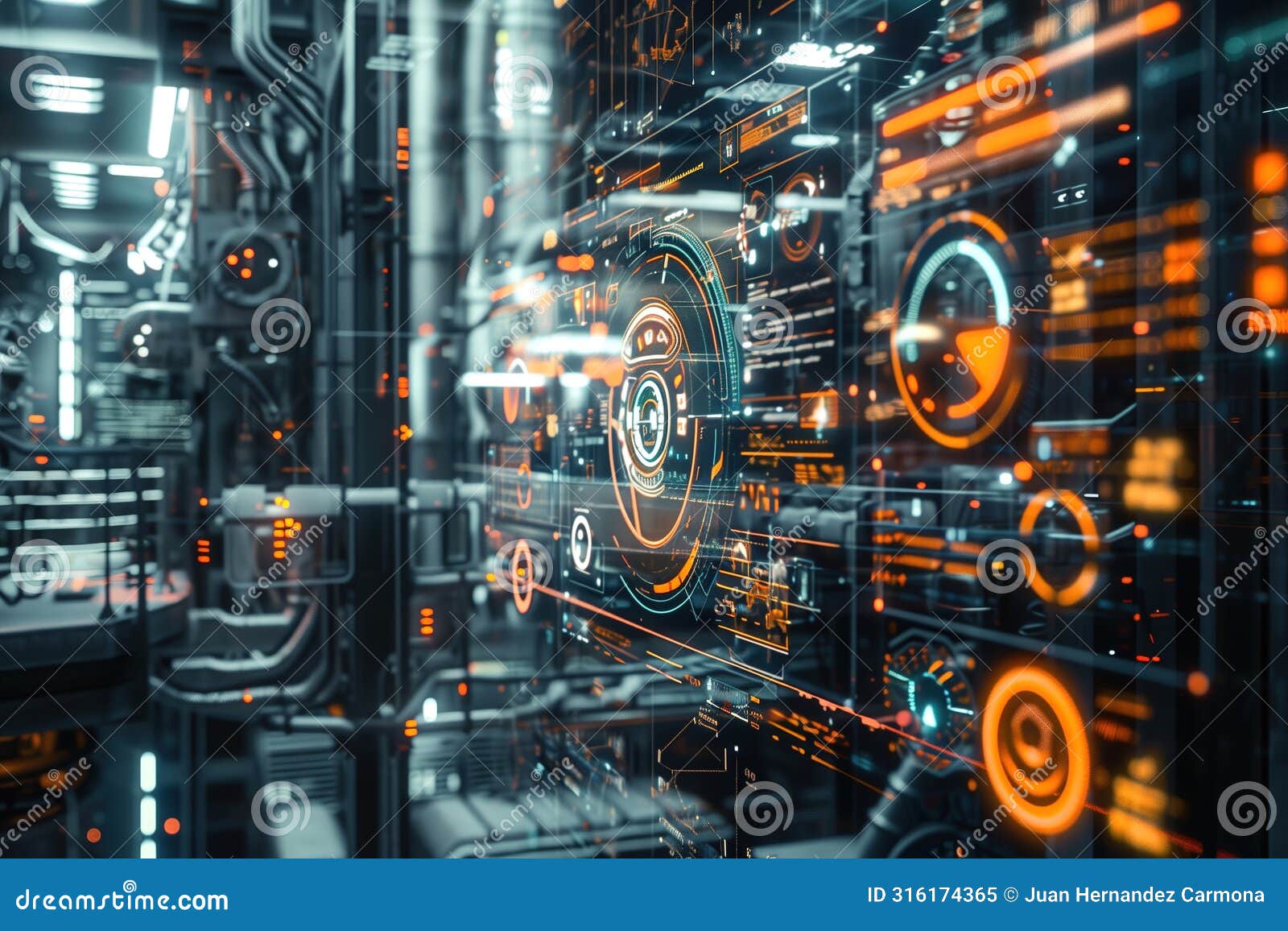 A Computer Monitor Displays a Colorful Array of Numbers and Symbols ...