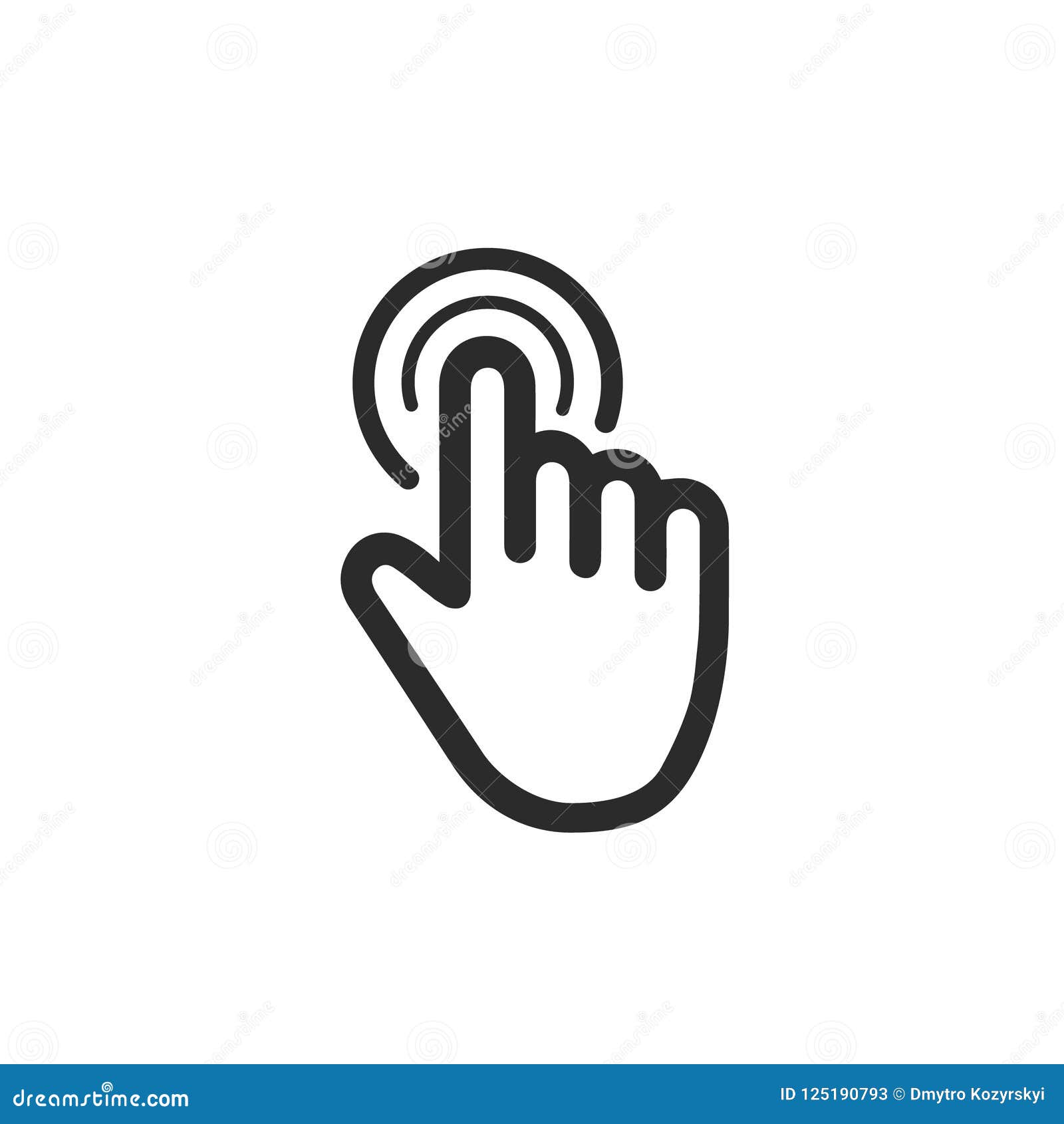 computer mouse click cursor. cursor icon.  .