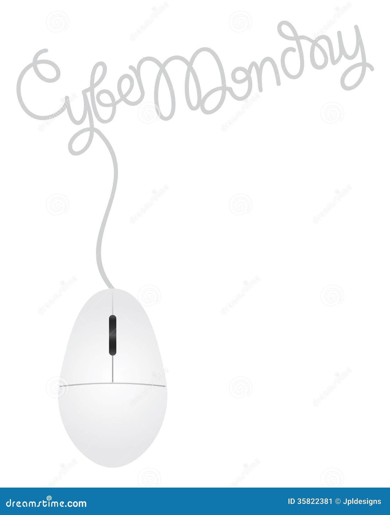 Computer Mouse Cyber Monday Illustration Stock Vector Illustration of