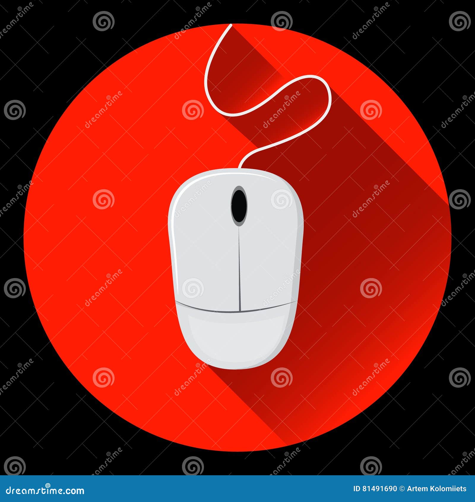 Computer Mouse. Cyber Monday Stock Vector Illustration of elements
