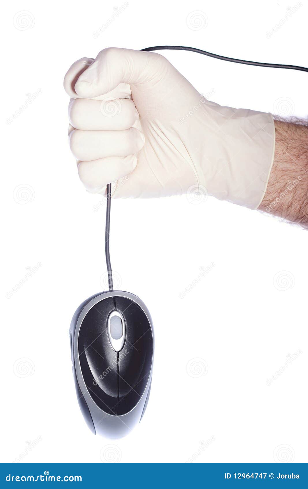 Computer Mouse In Hand Isolated Stock Image Image of computer, finger