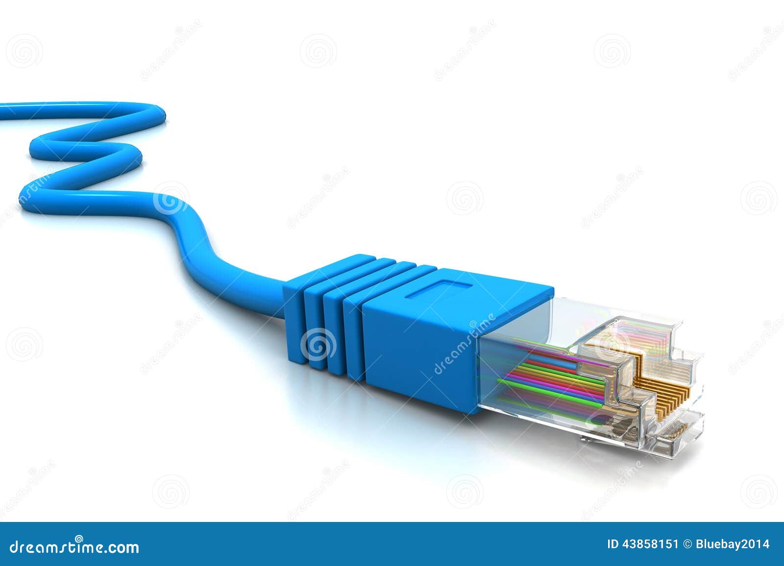 Computer network cables stock illustration. Illustration of patchcord