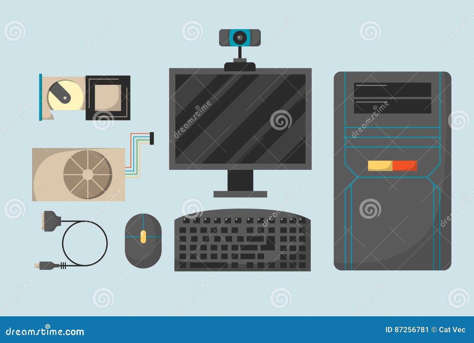 Computer Parts Network Component Accessories Various Electronics