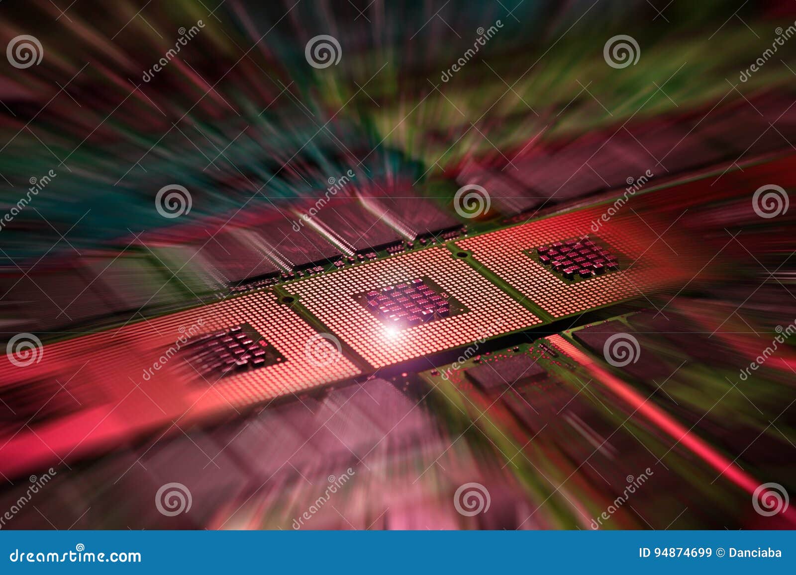 computer processor and memory modules