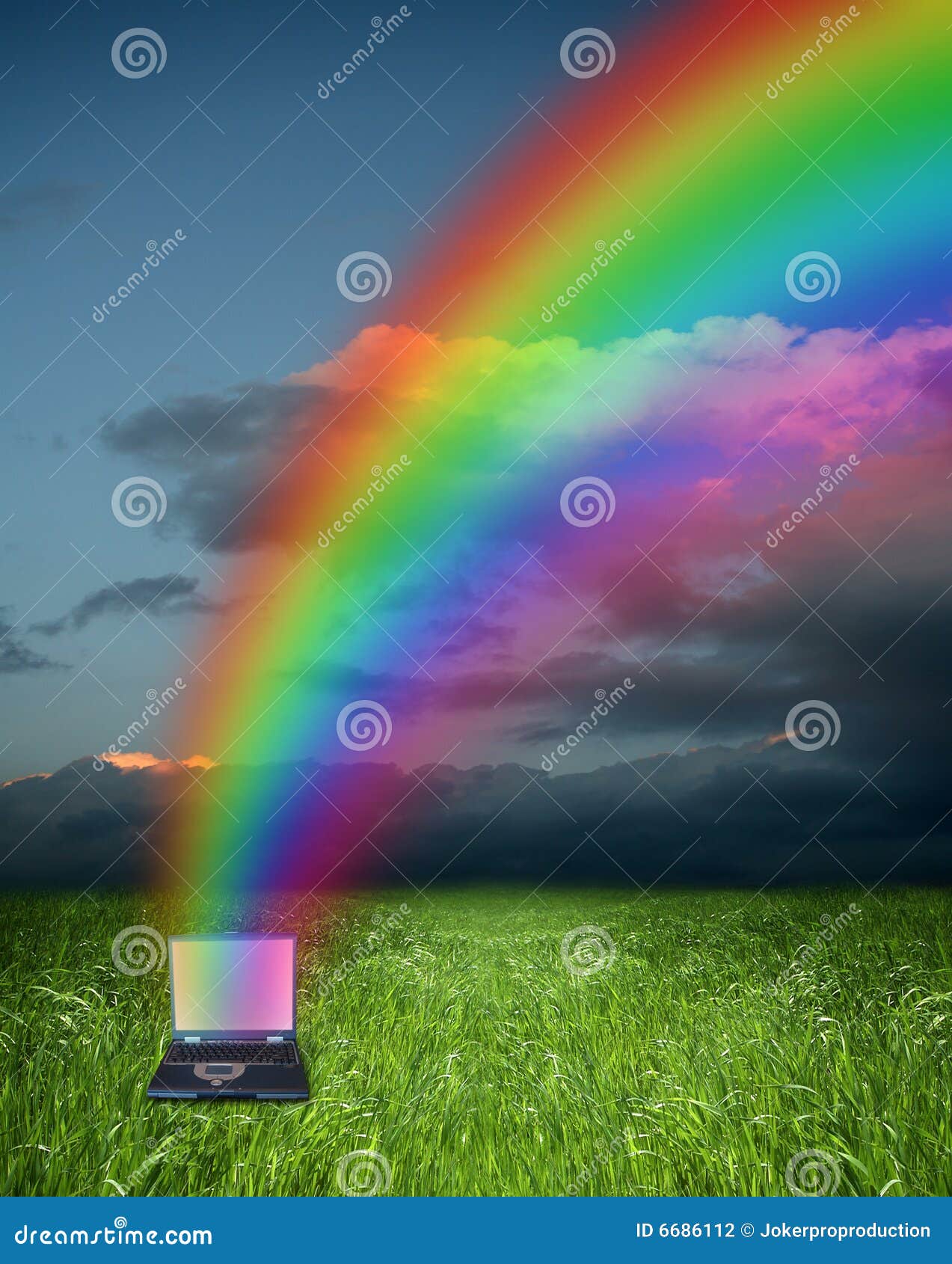 rainbow photo desktop