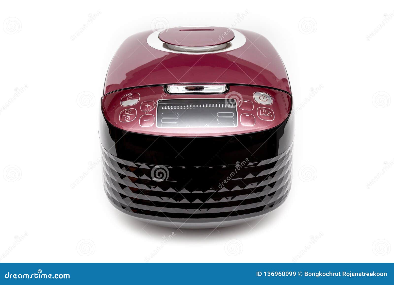 Computer rice cooker stock image. Image of crock, cooking 136960999