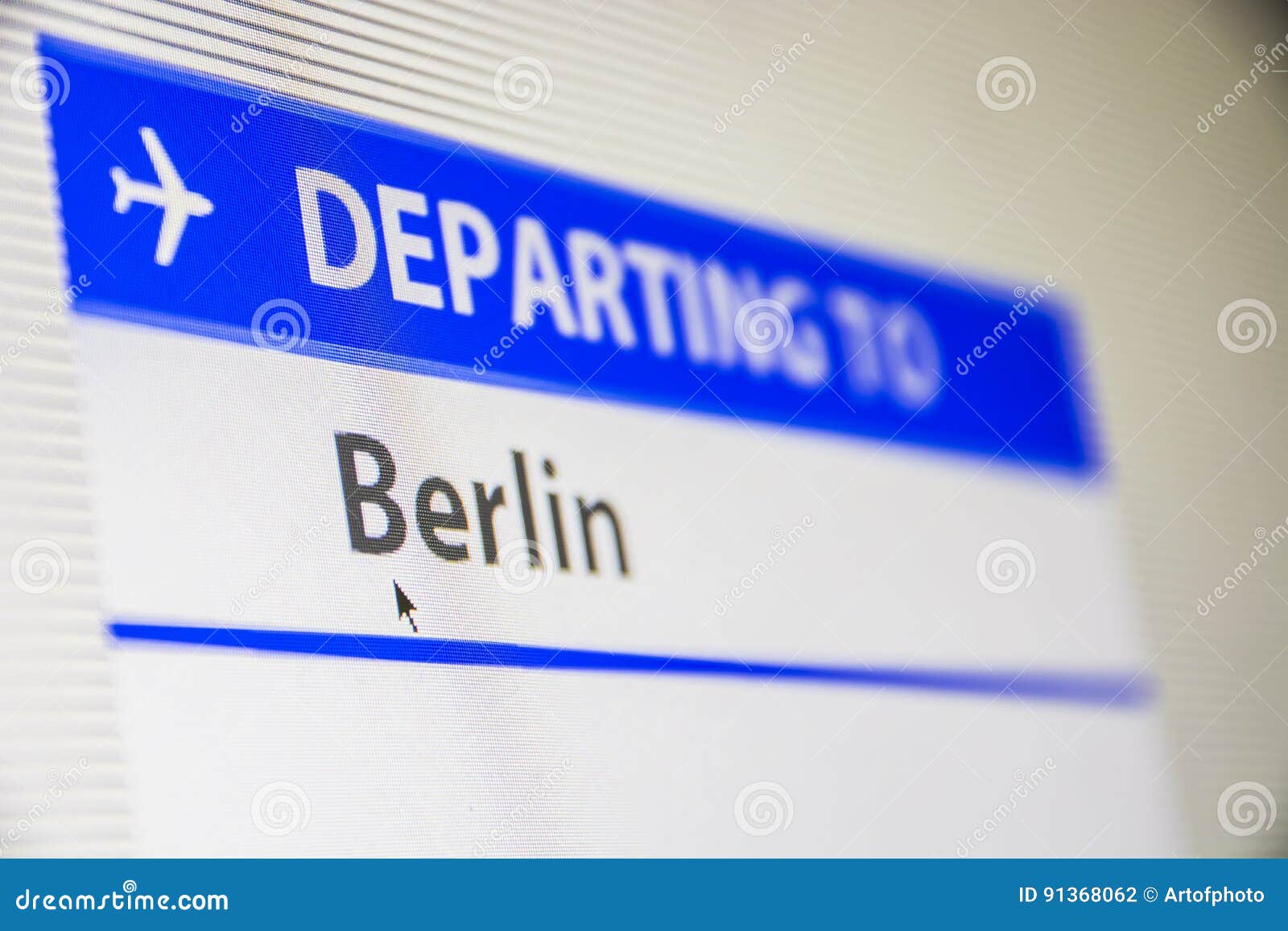 Flight Departing To Berlin Stock Photos Free & RoyaltyFree Stock