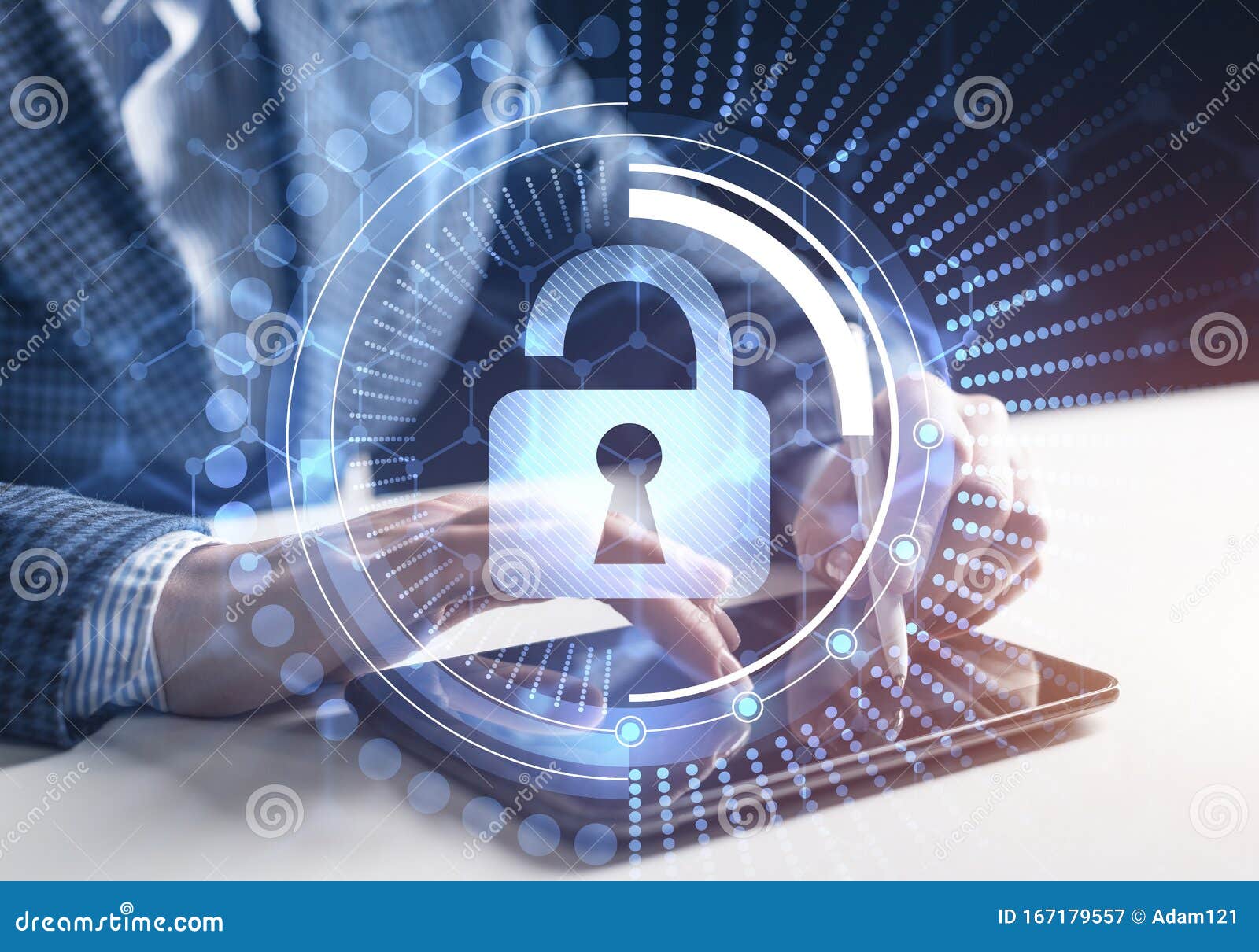 computer security and information technology stock image - image of project, network: 167179557