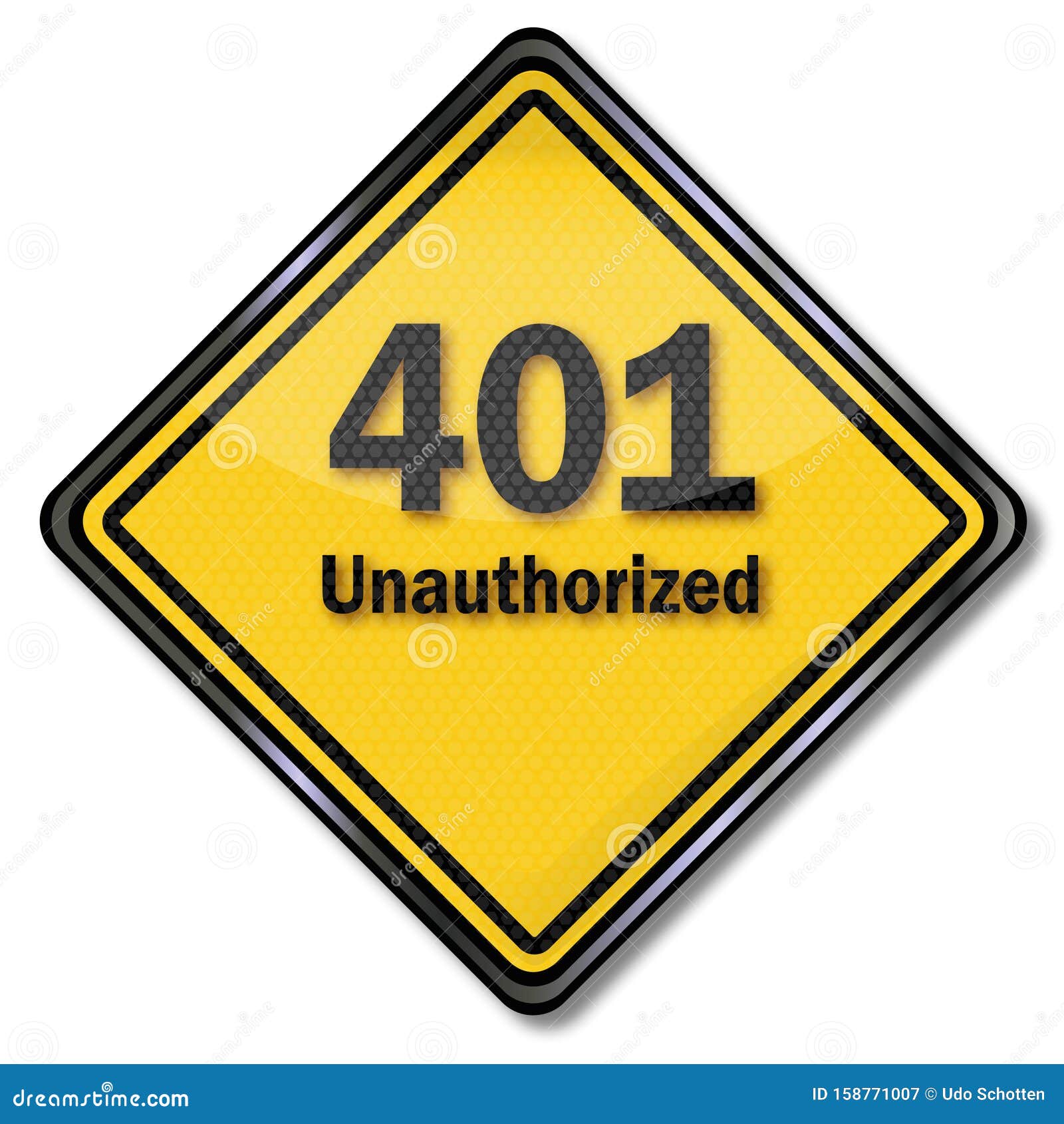 computer sign computer plate 401 unauthorized