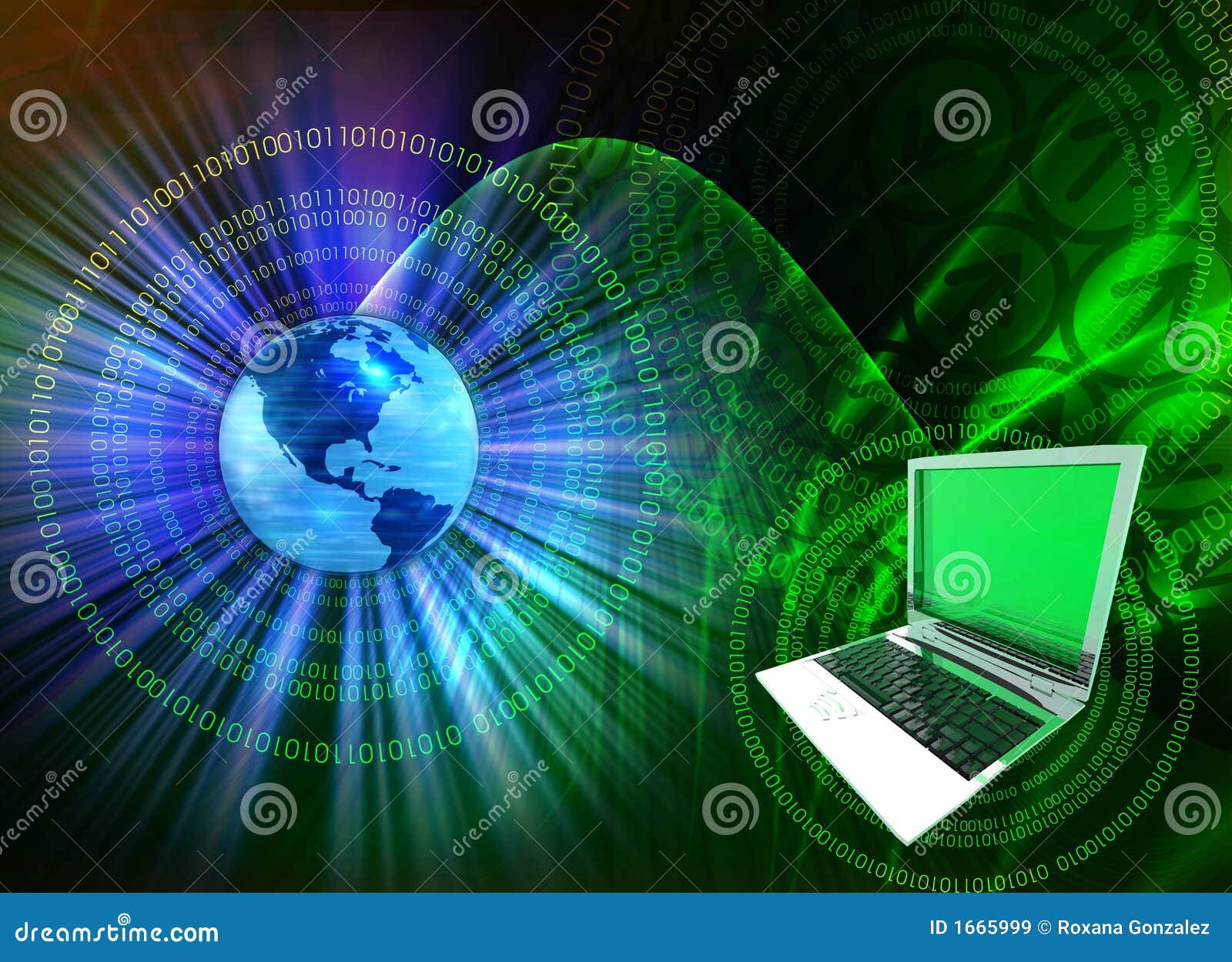 Computer technology mix 2 stock illustration. Image of concept - 1665999