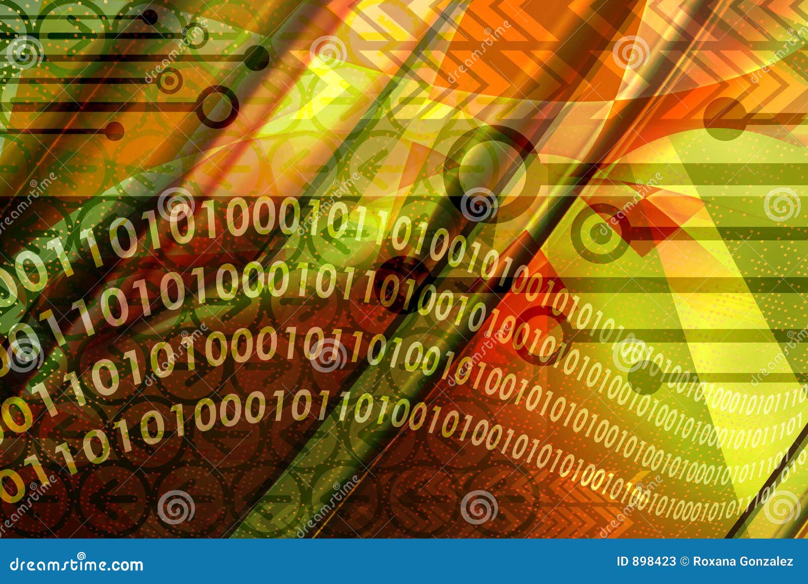 Computer technology mix stock illustration. Illustration of connect