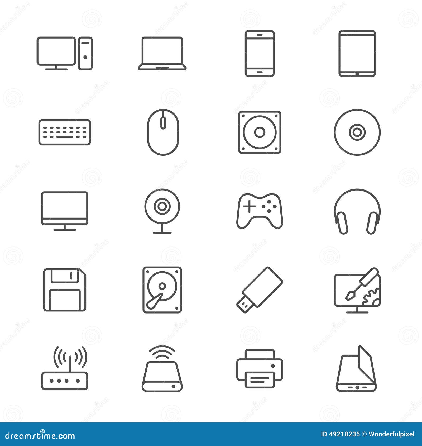 computer parts drawing easy - Clip Art Library