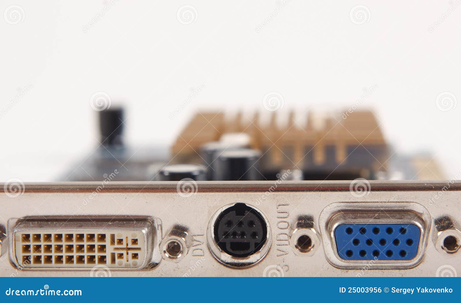 Computer video card stock photo. Image of aluminum, electrical 25003956