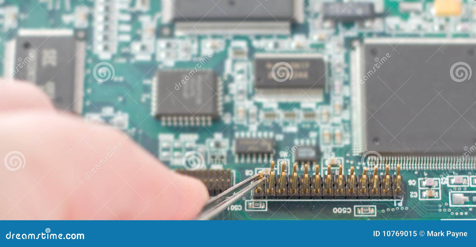 Computer Video Card Repair stock image. Image of card 10769015