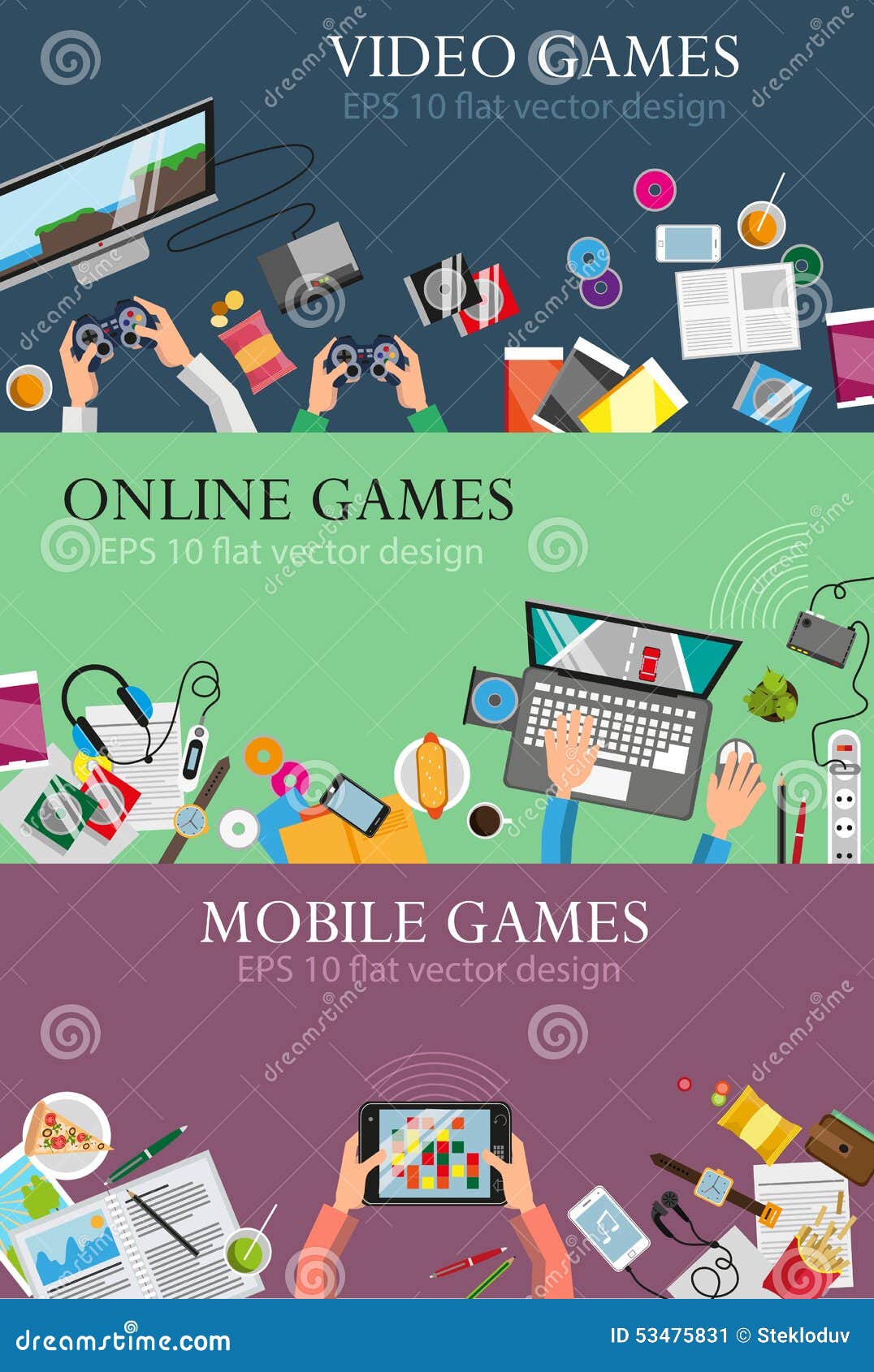 Computer video games stock vector. Illustration of global 53475831