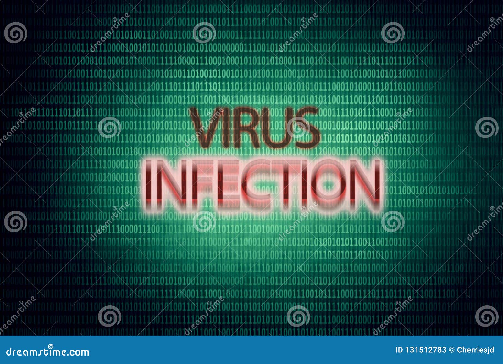 Computer Virus Infection Warning Message Stock Image - Image of horizontal, attack: 131512783