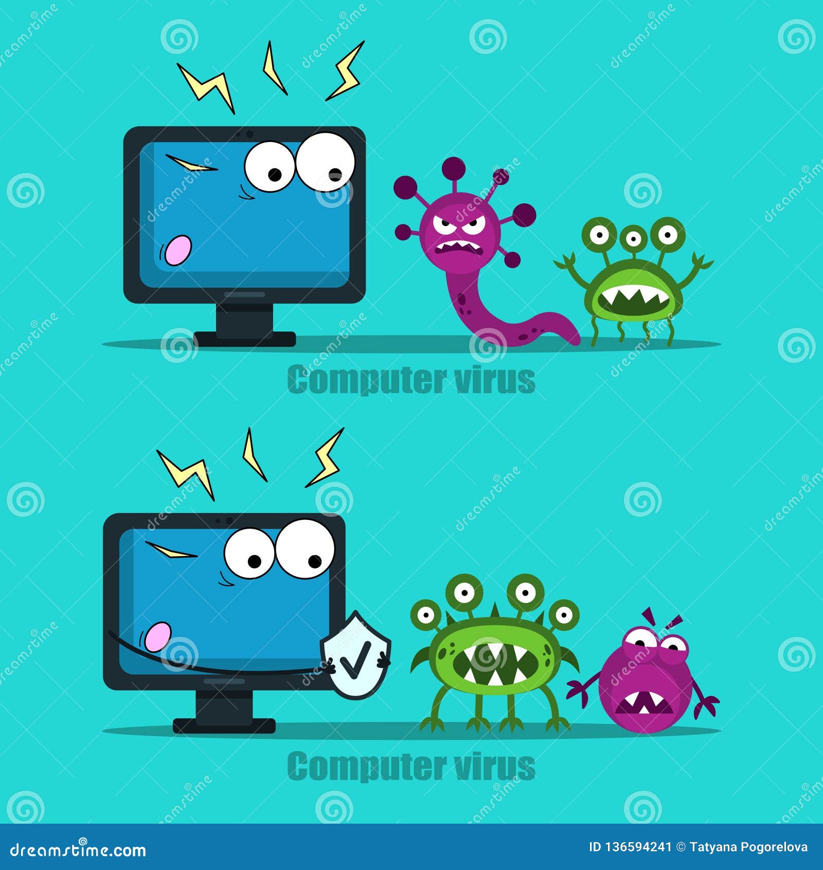 computer virus background images