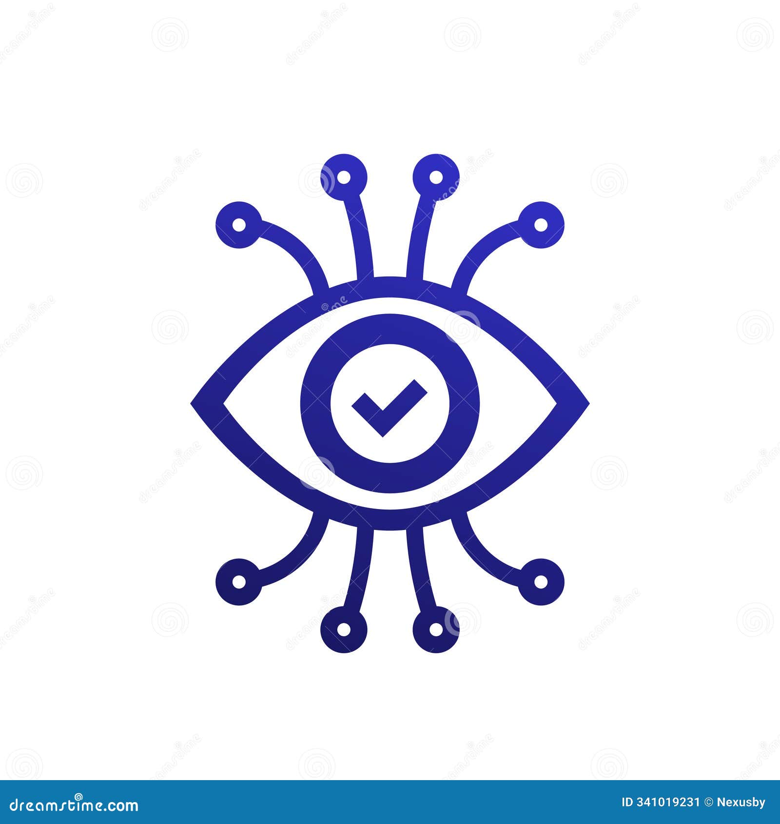 computer vision icon,  logo