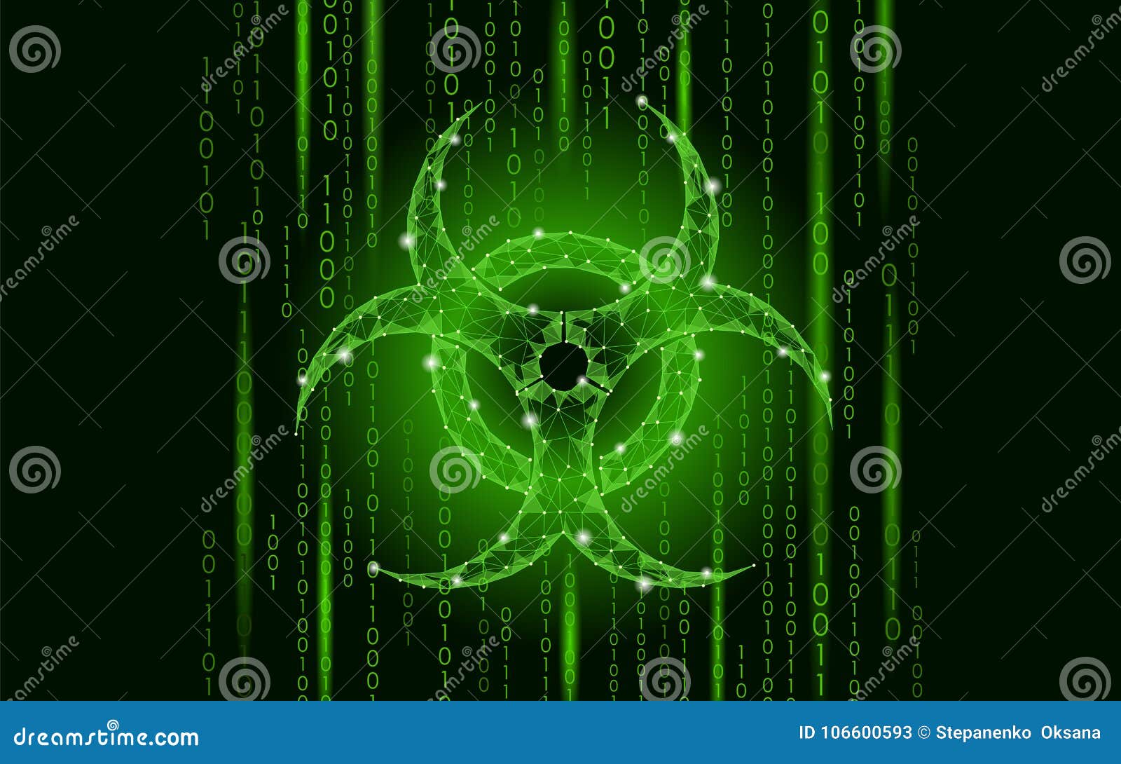 computer web virus attack danger. biohazard sign epidemia alert data information safety secure warning. hacker