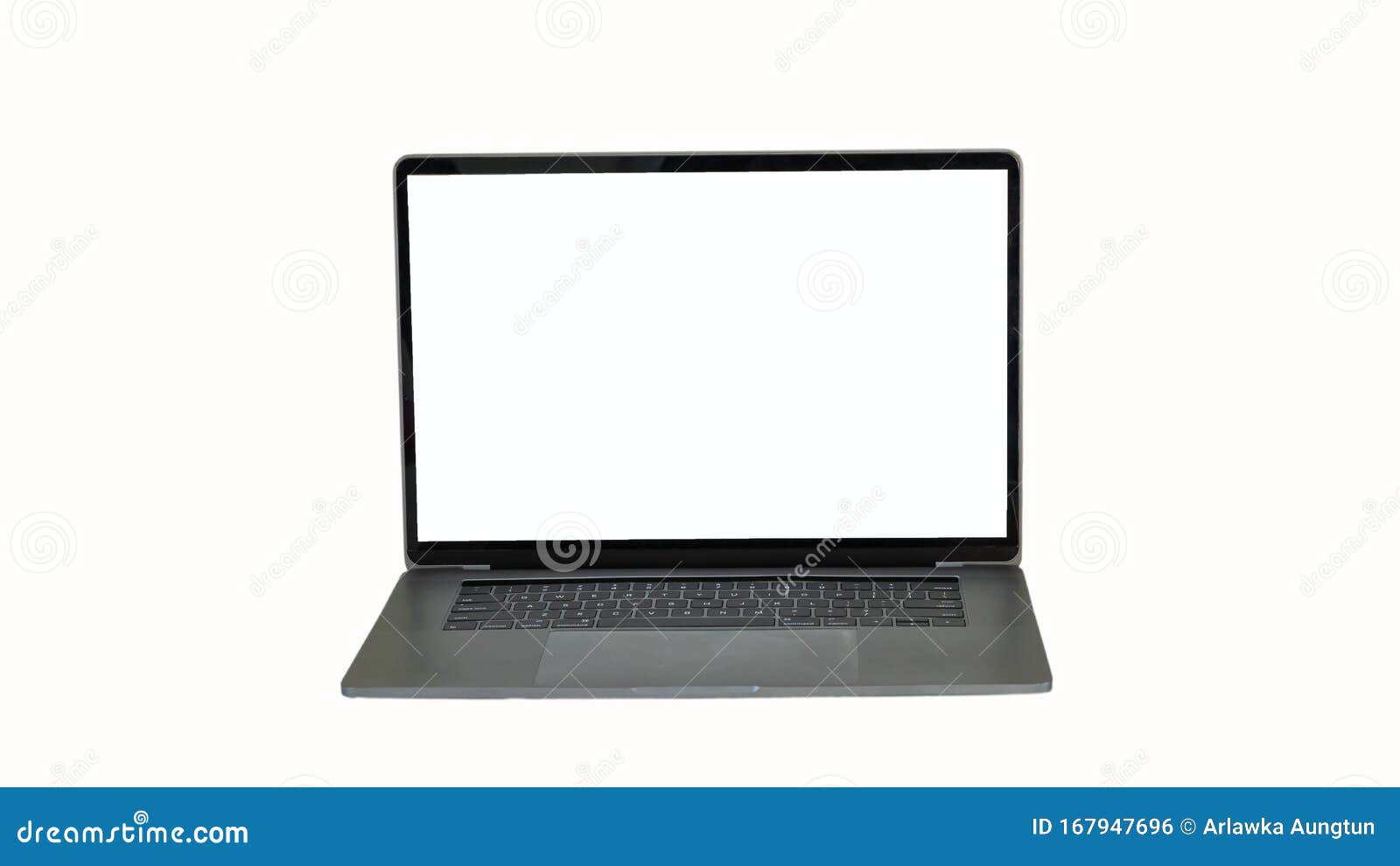 Computer with a White Screen Editorial Photo Image of keyboard, communication 167947696