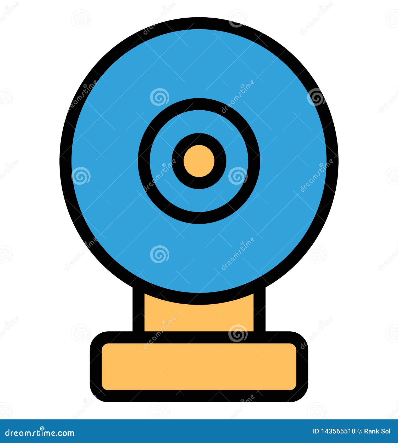 Computing Input Device Isolated Vector Icon Which Can Easily Modify or