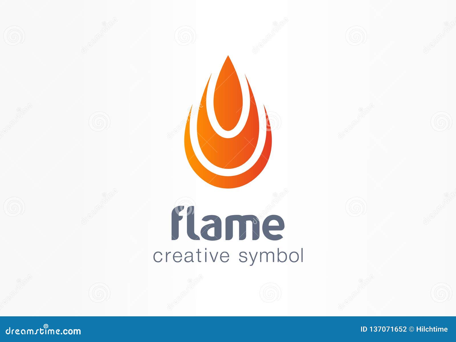 Conceito de logotipo de fogo de água logotipo de combinação de água e fogo com estilo de cor 3d azul e amarelo