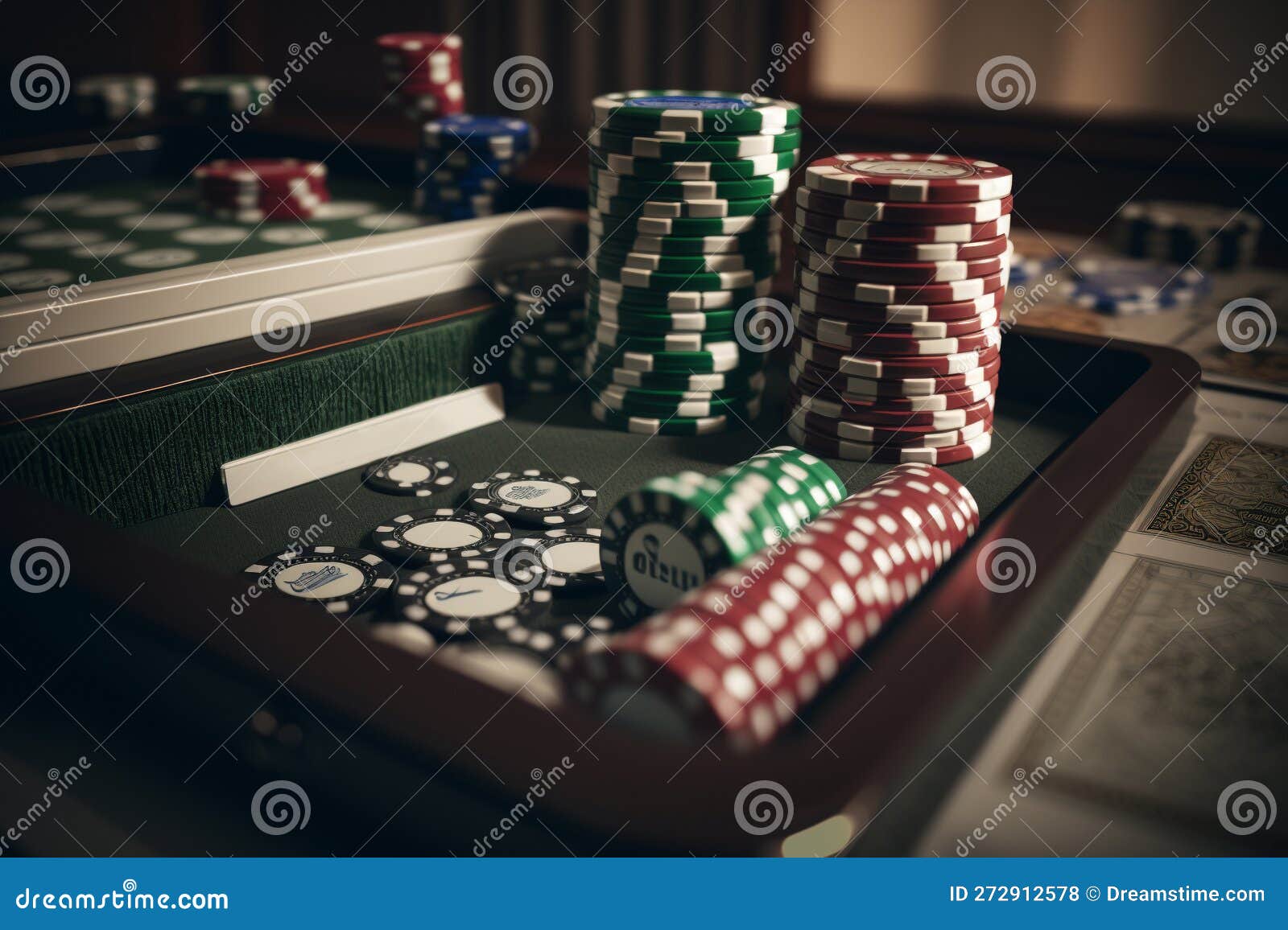 Conceito De Layout De Casino Online Jogar Cartões Dados Chips. Jogador De  Pôquer Online Joga Futebol. Jogo De Vegas Ilustração Stock - Ilustração de  possibilidade, jogar: 273184100