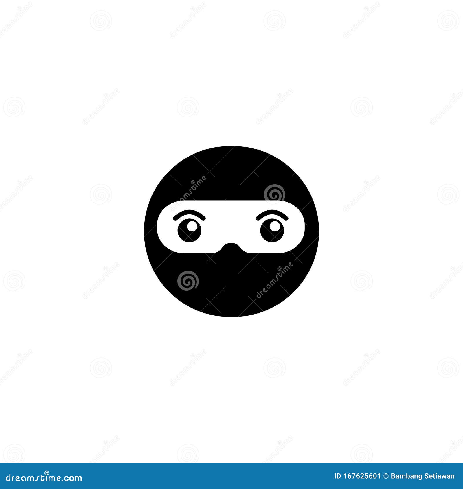 Um desenho preto e branco de um ninja com uma espada generativa ai